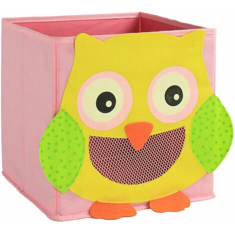 Cartoon Toy Storage Non-woven Fabric Storage Box Clothes Toys Storage Box Animal Design Collapsible Storage Box 27 27 27 Cm Pink Bird 1 Piece 3 Cartoon Toy Storage Non-woven Fabric Storage Box Clothes Toys Storage Box Animal Design Collapsible Storage Box 27 27 27 Cm Pink Bird 1 Piece