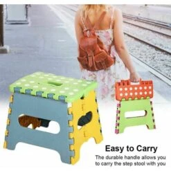 Piece Plastic Folding Stool, Small Folding Step Stool, Folding Stool For Children And Adults, -Fatboy Sales Store 96188115 3