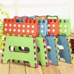 Piece Plastic Folding Stool, Small Folding Step Stool, Folding Stool For Children And Adults, -Fatboy Sales Store 96188115 4