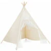 Kids Lace Teepee Tent Foldable Children Play Tent W/ 4 Wooden Poles 2 Kids Lace Teepee Tent Foldable Children Play Tent W/ 4 Wooden Poles -Fatboy Sales Store 96492480 1
