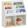 SoBuy Children's Storage Book Shelf Storage Display Rack Holder,KMB01-W -Fatboy Sales Store 9761726 1