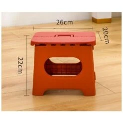 Train Maza Klapphocker Tragbarer Kindergartenstuhl Aus Kunststoff Für Erwachsene Kleine Bank Für Schulspiele (klein, Rot)