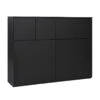 Lundia Fuuga Cabinet, 100 X 128 Cm, Black -Fatboy Sales Store 9Lundia AK