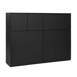 Lundia Fuuga Cabinet, 100 X 128 Cm, Black