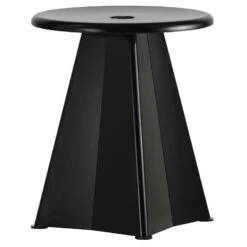 Vitra Tabouret Métallique Stool, Deep Black