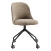 Viccarbe Aleta Chair, Pyramid Casters Base, Black - Gaudi 11