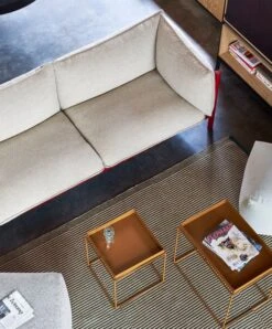 HAY Tray Table Large Rectangular, Toffee -Fatboy Sales Store Arbour 3 Seater Hallingdal 220 wine red water based lacquer beech base Tray Table M toffee Tray Table Side toffee