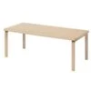 Artek Aalto Extension Table 97, Birch -Fatboy Sales Store Artek Aaltoextensiontable97 Birch
