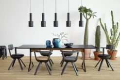 Artek Aalto Stool 60, Lacquered Black -Fatboy Sales Store Artek Kaari Rival A110 interior