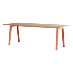TIPTOE New Modern Table 220 X 95 Cm, Oak - Ash Pink