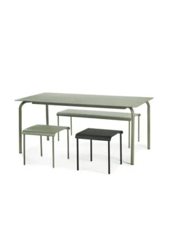 Serax August Bench, Green -Fatboy Sales Store B5021015Cs3