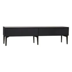 Lundia Fuuga TV Table With Drawers, Black