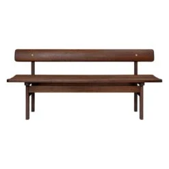 Carl Hansen & Søn BM0699 Asserbo Bench W. Backrest, 170 Cm, Dark Oiled Eucalyptus