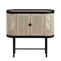 Warm Nordic Be My Guest Bar Cabinet, Cane