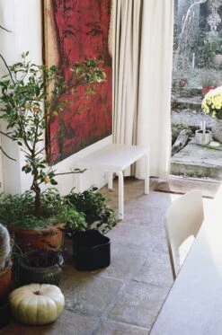 Artek Aalto Bench 153B, White -Fatboy Sales Store Bench 153 white lacquer Riihitie Plant Pot B blue