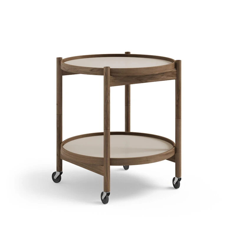 Brdr. Krüger Bølling Tray Table 50 Cm, Fumed Oak - Stone 6 Brdr. Krüger Bølling Tray Table 50 Cm, Fumed Oak - Stone - Image 4