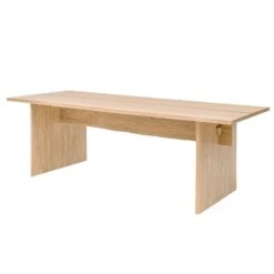 Hem Bookmatch Table, 220 X 90 Cm, Oak