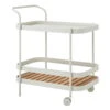 Cane-line Roll Bar Trolley, Teak - White -Fatboy Sales Store Cane Line 5102AW ee