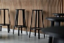 HAY Revolver Bar Stool, 76 Cm, Black -Fatboy Sales Store Comwell City Tower Aarhus 2014 Revolver