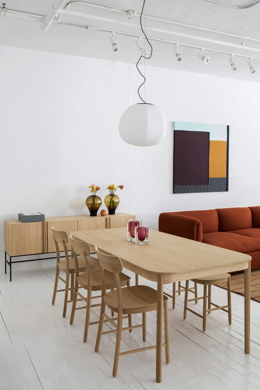 Fogia Figurine Dining Table, Lacquered Oak 8 Fogia Figurine Dining Table, Lacquered Oak - Image 6