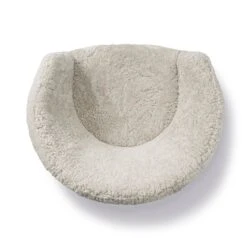 Fredericia Ditzel Lounge Chair, Moonlight Sheepskin - Walnut -Fatboy Sales Store DitzelLoungeChair2631 Sheepskin Walnut