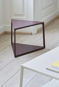 HAY Eiffel Coffee Table, Rectangle, 110 X 50 Cm, Warm Sand -Fatboy Sales Store Eiffel Side Table triangle dark brick