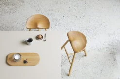 Form & Refine Shoemaker Chair No. 78 Bar Stool, White Oiled Oak -Fatboy Sales Store F R shoemaker no68 kitchen bar