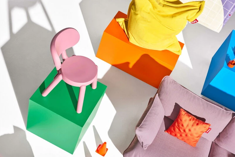 Fatboy Original Stonewashed Bean Bag, Lemon Curd - Image 5