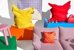 Fatboy Original Stonewashed Bean Bag, Lemon Curd -Fatboy Sales Store FATBOY multi color family masterpiece 06 role