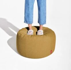 Fatboy Point Sherpa Pouf, Large, Cider -Fatboy Sales Store FATBOY point large sherpa cider model masterpiece 01 CROP role