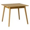 FDB Møbler C35A Dining Table, 82 X 82 Cm, Lacquered Oak -Fatboy Sales Store FDB Mobler C35A table Oak 2