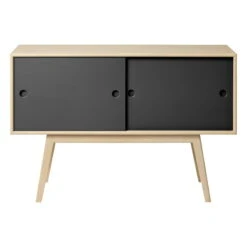 FDB Møbler A83 Butler Sideboard, Oak - Black