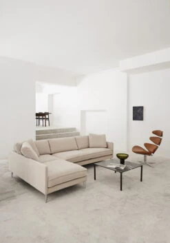 Fredericia Corona Chair, Brushed Chrome - Cognac Leather -Fatboy Sales Store FF 2021 EJ295 Piloti CoronaChair