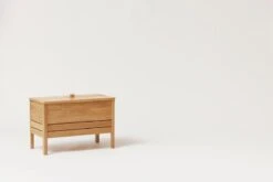 Form & Refine A Line Storage Bench, 68 Cm, Oak -Fatboy Sales Store FR A Line Storage bench 68 oak perspective