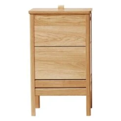 Form & Refine A Line Laundry Box, Oak -Fatboy Sales Store FR A Line Loundry box oak nb front