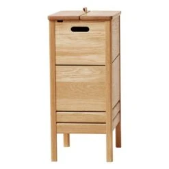 Form & Refine A Line Laundry Box, Oak -Fatboy Sales Store FR A Line Loundry box oak nb side
