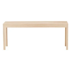 Form & Refine Lightweight Bench, White Oiled Oak -Fatboy Sales Store FR Lightweight bench whiteoak Front