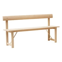 Form & Refine Position Bench 155, White Oiled Oak