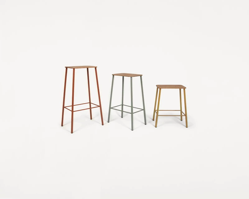 Frama Adam Nyboder Stool, 76 Cm, Warm Russet 4 Frama Adam Nyboder Stool, 76 Cm, Warm Russet - Image 2