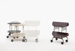 Kartell Gastone Folding Serving Trolley/side Table, Black -Fatboy Sales Store GASTONE 4 COLORI 09OK role