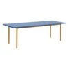 HAY Two-Colour Table, 240 X 90 Cm, Ochre - Blue 1 HAY Two-Colour Table, 240 X 90 Cm, Ochre - Blue -Fatboy Sales Store HA942061 Two Colour L240xW90 blue wb lacquer valchromat tabletop ochre powder coated steel EE