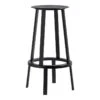 HAY Revolver Bar Stool, 76 Cm, Black 2 HAY Revolver Bar Stool, 76 Cm, Black -Fatboy Sales Store HAY WHREV 75 BK 4000131009000 Revolver Bar Stool H76 High black kb