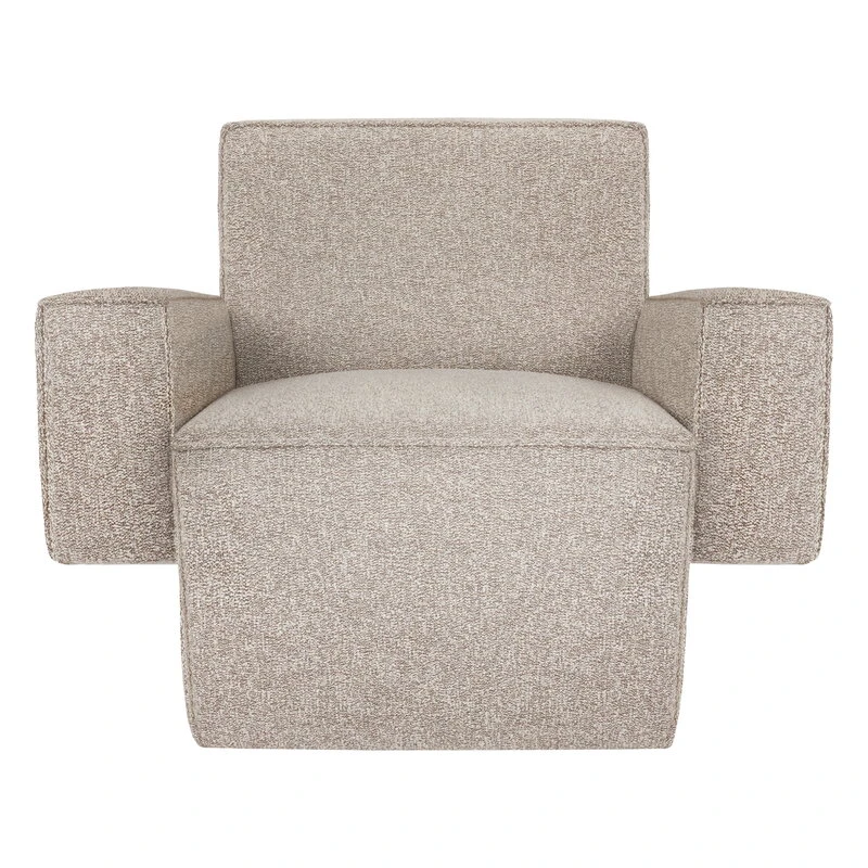 Hem Hunk Lounge Chair With Armrests, Tiree Swan 4 Hem Hunk Lounge Chair With Armrests, Tiree Swan - Image 2