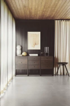 By Lassen Frame 49 Sideboard With 3 Drawers, Smoked Oak -Fatboy Sales Store Heg Mller 200623 byLassen AW2010355 copy