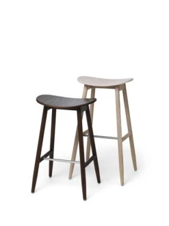 Massproductions Icha Bar Stool, 65 Cm, Walnut Stained Beech -Fatboy Sales Store IC CIH 01