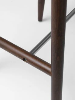 Massproductions Icha Bar Stool, 65 Cm, Walnut Stained Beech -Fatboy Sales Store IC DIH 02