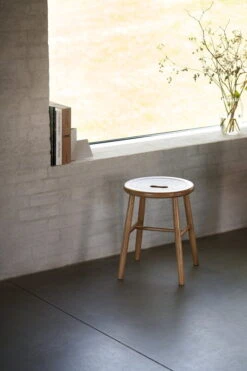 FDB Møbler J27 Stool, Beech -Fatboy Sales Store J274 high