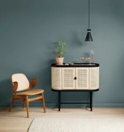 Warm Nordic Be My Guest Bar Cabinet, Cane -Fatboy Sales Store Job 0752