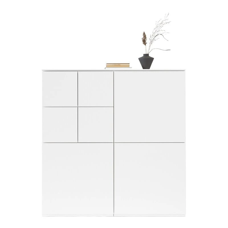 Lundia Fuuga Cabinet With Doors, 128 X 132 Cm, White 4 Lundia Fuuga Cabinet With Doors, 128 X 132 Cm, White - Image 2