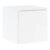 Lundia Fuuga Nightstand With Drawer, Wall Mounting, White -Fatboy Sales Store Lundia LUB692 LUB693 Ta
